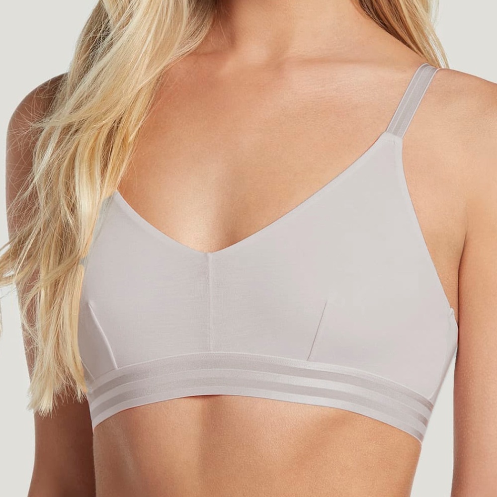 Jockey Allure Grey Bralette - XS